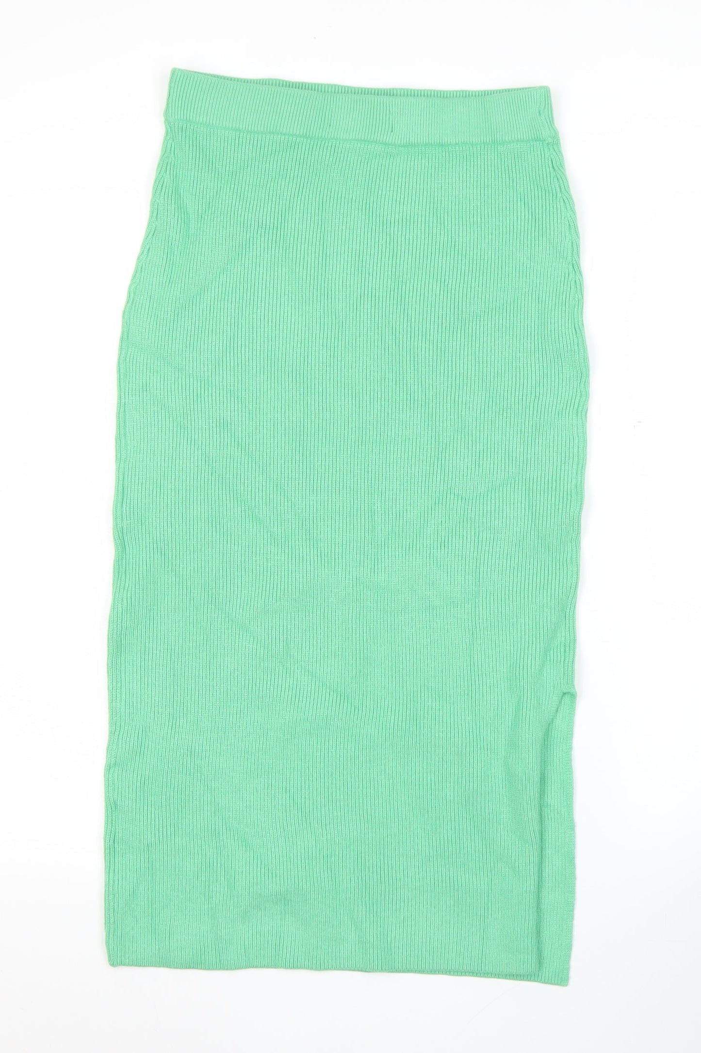 Marks and Spencer Women’s Green Knit Midi Pencil Skirt Size S
