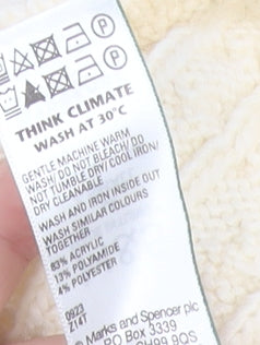 Marks and Spencer Women’s Ivory Cable Knit Midi Pencil Skirt XS