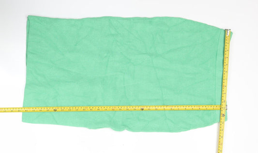 Marks and Spencer Women's Green Midi Pencil Skirt Size S