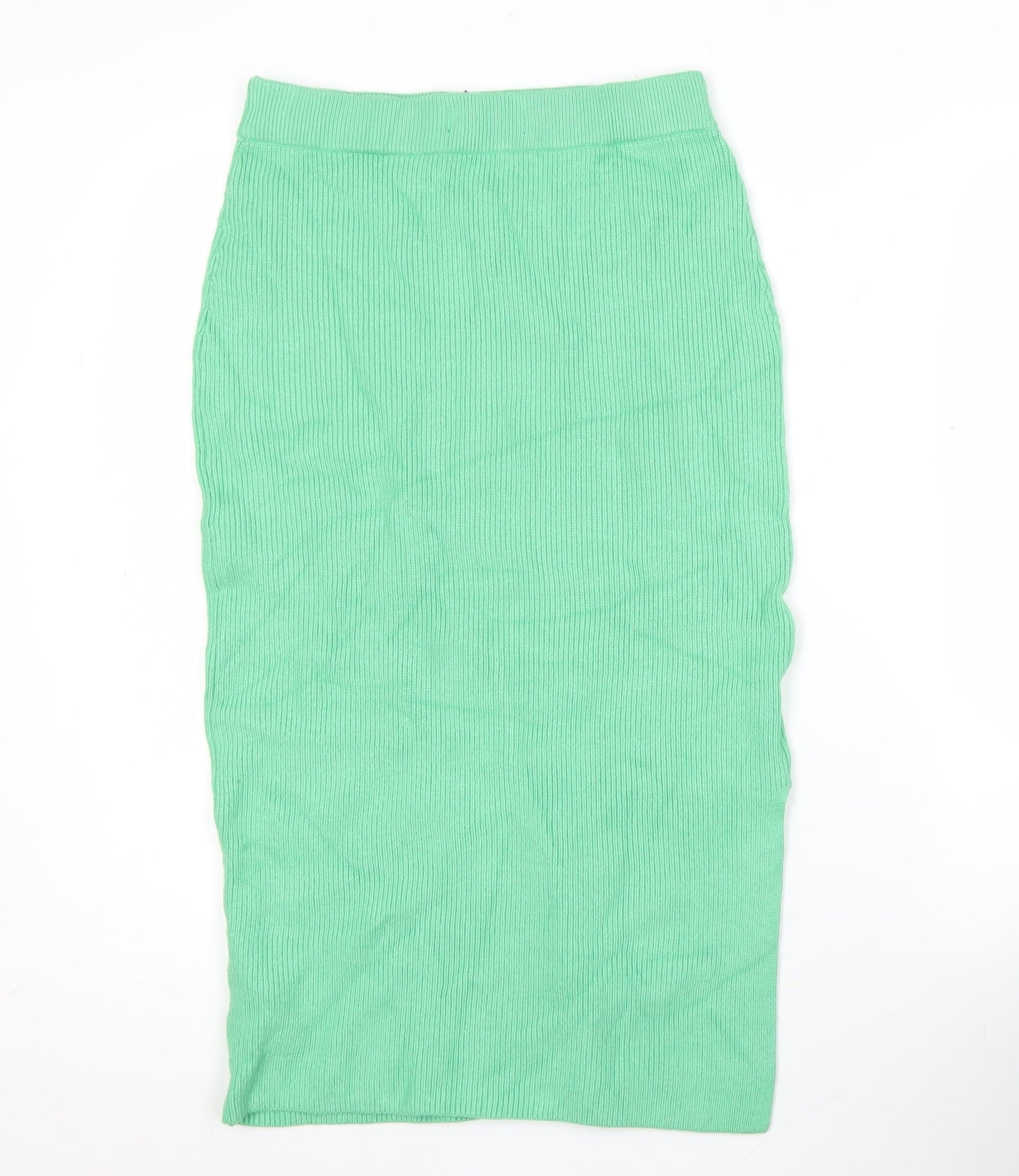 Marks and Spencer Women's Green Midi Pencil Skirt Size S