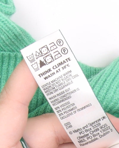 Marks and Spencer Women's Green Midi Pencil Skirt Size S