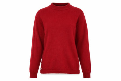 Kotare Alpaca Womens Red XS Pullover Mock Neck Jumper