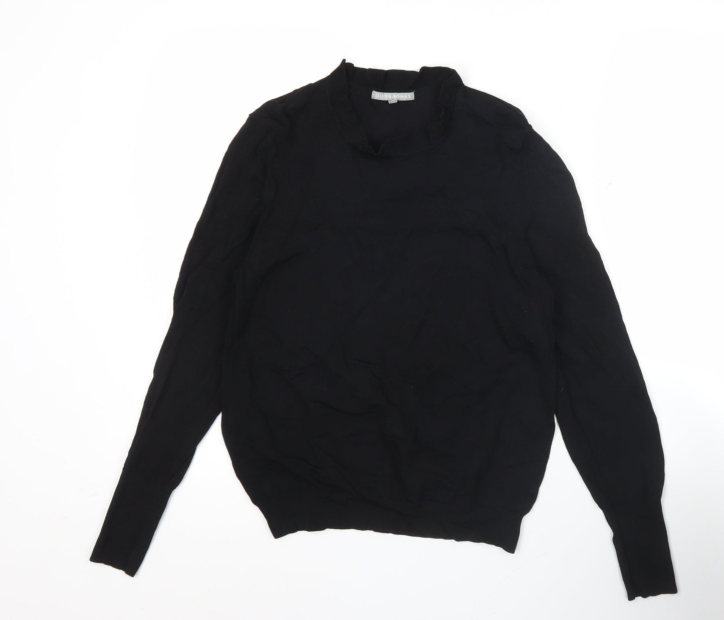 Womens UK Size 12 Oliver Bonas Black Pullover Jumper