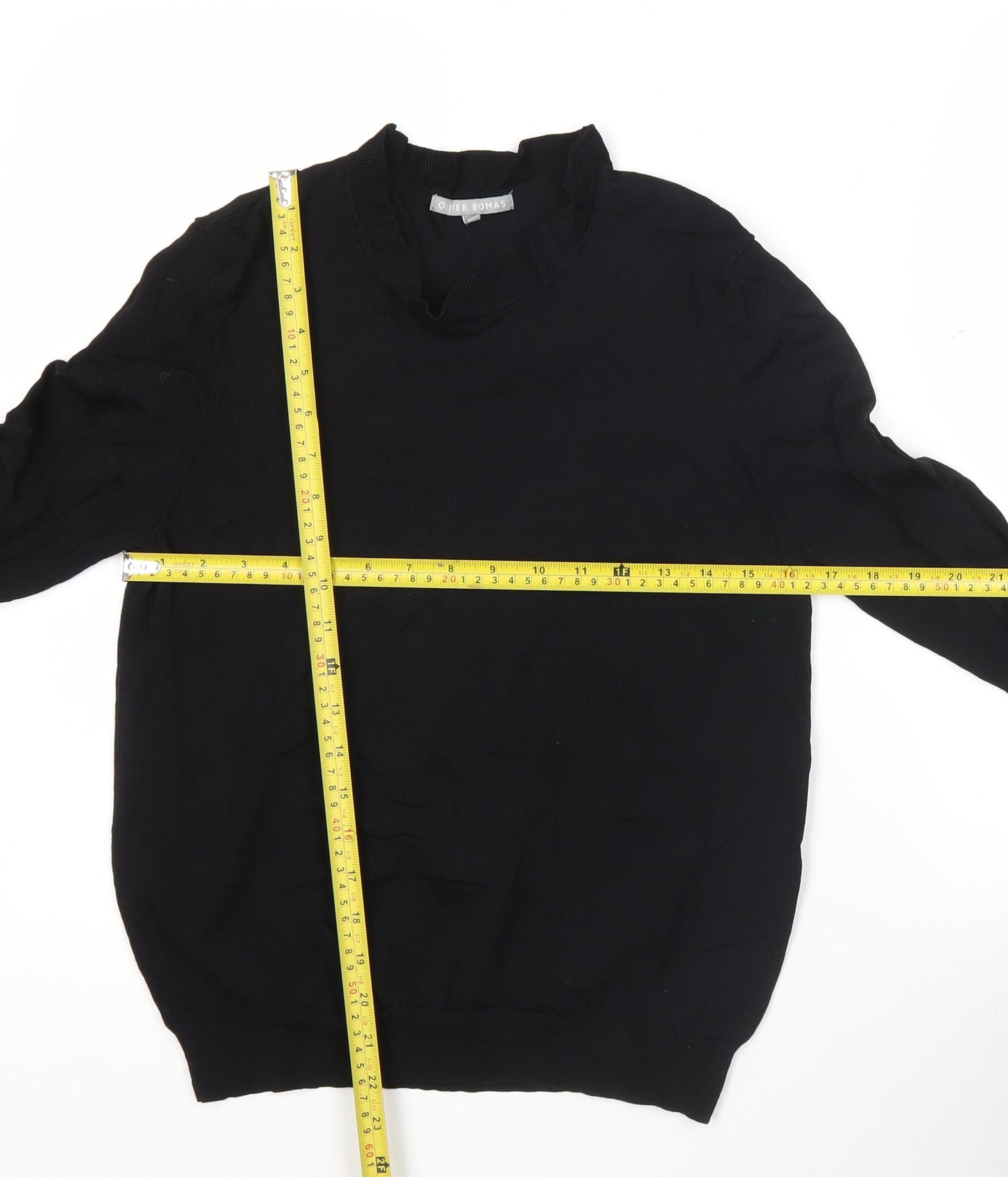 Womens UK Size 12 Oliver Bonas Black Pullover Jumper