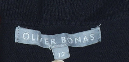 Womens UK Size 12 Oliver Bonas Black Pullover Jumper