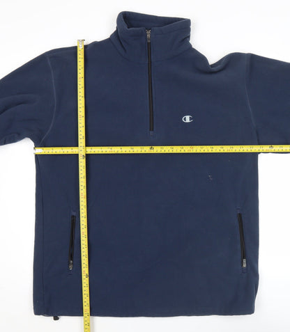 Mens UK Size L Champion Blue Pullover Sweatshirt