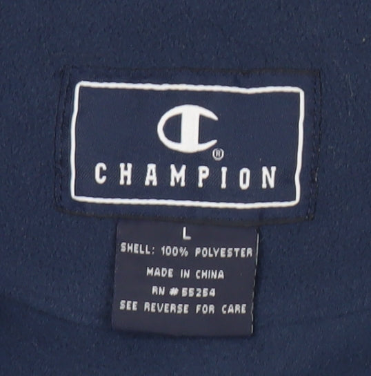 Mens UK Size L Champion Blue Pullover Sweatshirt