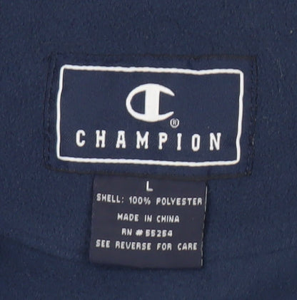 Mens UK Size L Champion Blue Pullover Sweatshirt