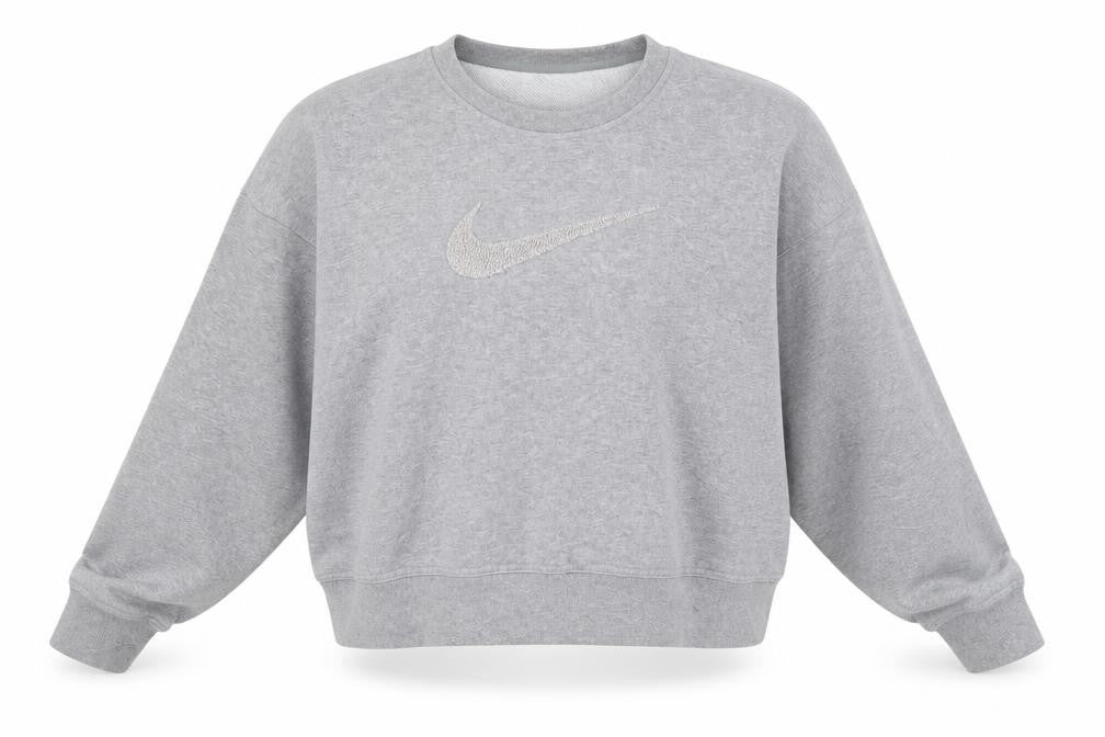 Womens UK Size M Nike Grey Pullover Sweatshirt