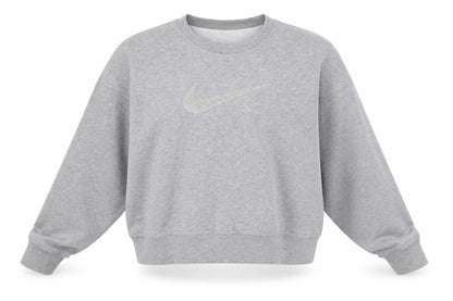 Womens UK Size M Nike Grey Pullover Sweatshirt