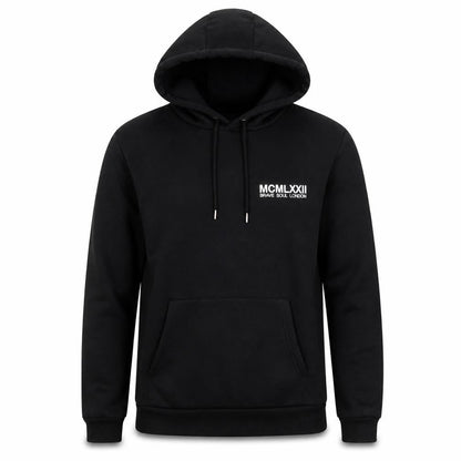 Mens UK Size L Brave Soul Black Pullover Hoodie