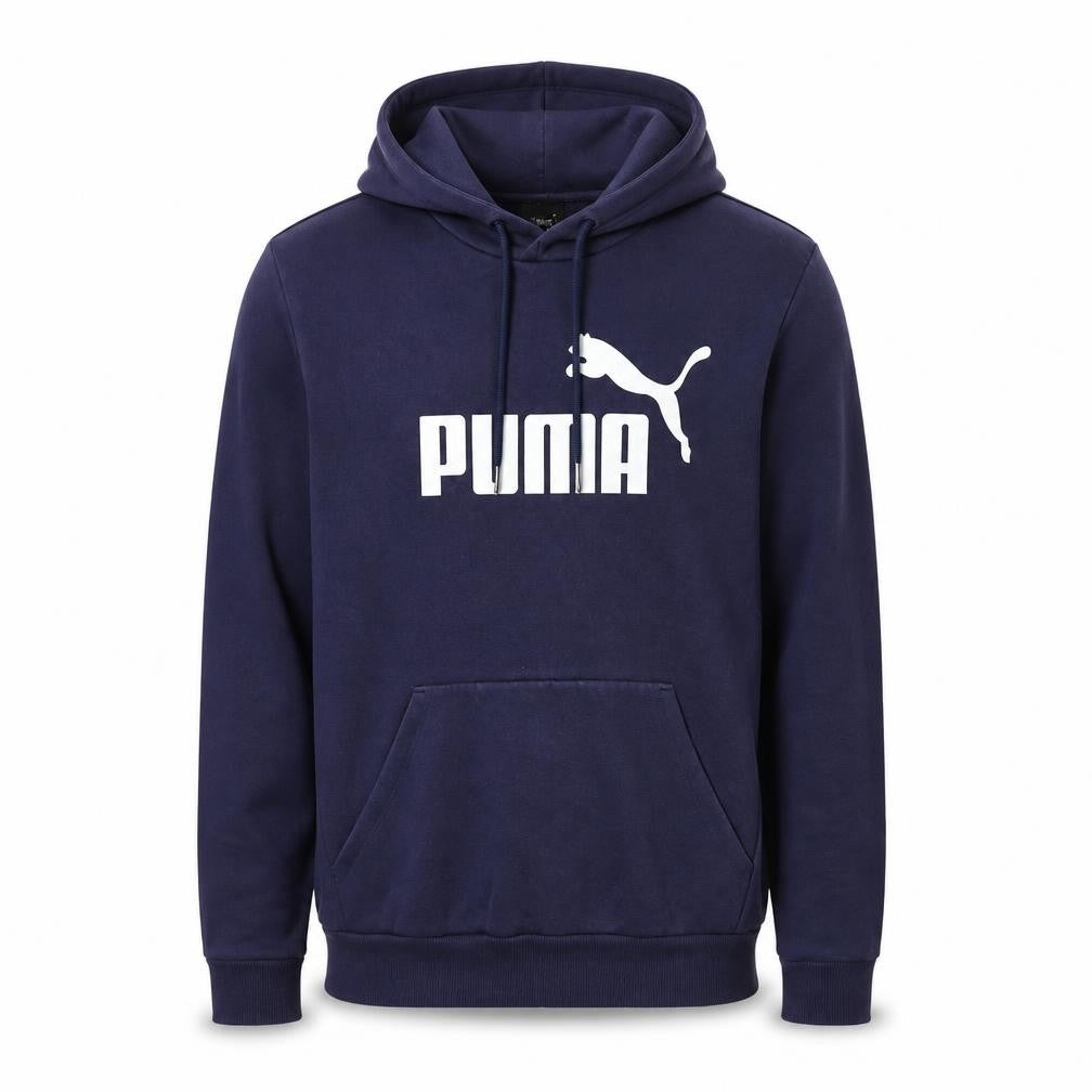 Mens UK Size S PUMA Blue Pullover Hoodie