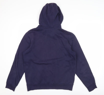 Mens UK Size S PUMA Blue Pullover Hoodie