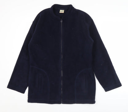 Mens UK Size S Senior Blue Basic Jacket