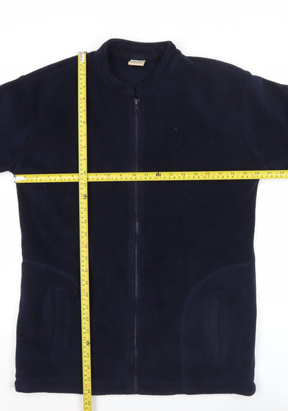 Mens UK Size S Senior Blue Basic Jacket