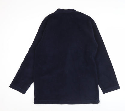 Mens UK Size S Senior Blue Basic Jacket