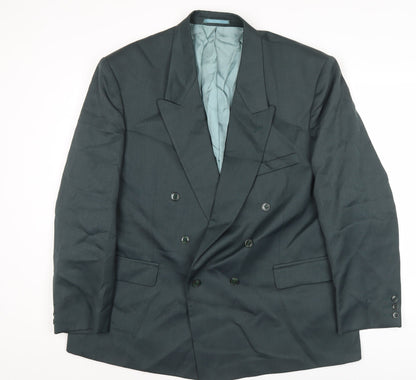 Mens UK Size 46 Sergio Rossi Regular Green Suit Jacket