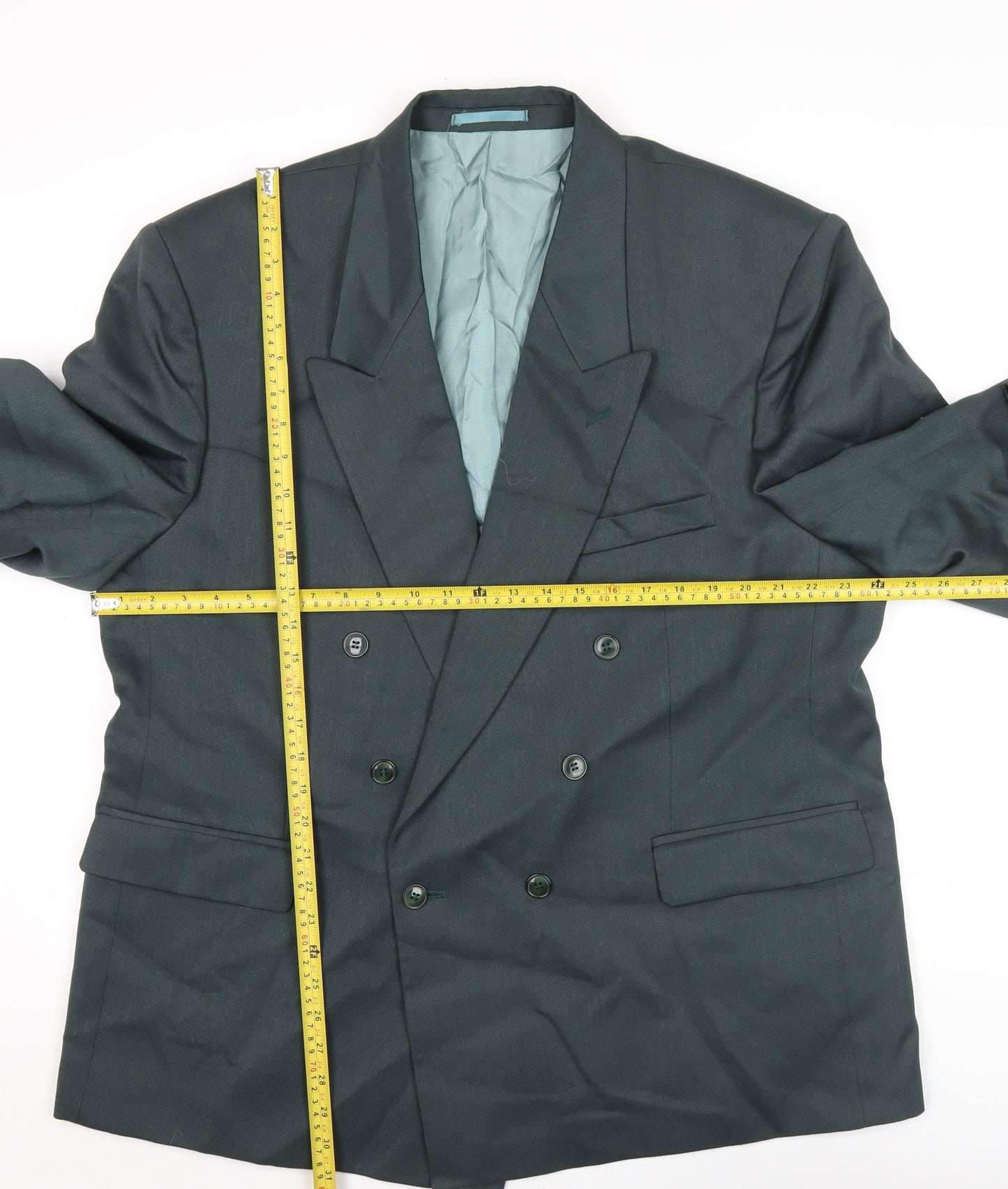 Mens UK Size 46 Sergio Rossi Regular Green Suit Jacket