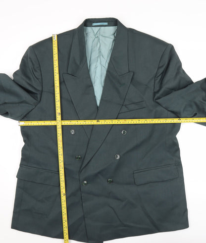 Mens UK Size 46 Sergio Rossi Regular Green Suit Jacket
