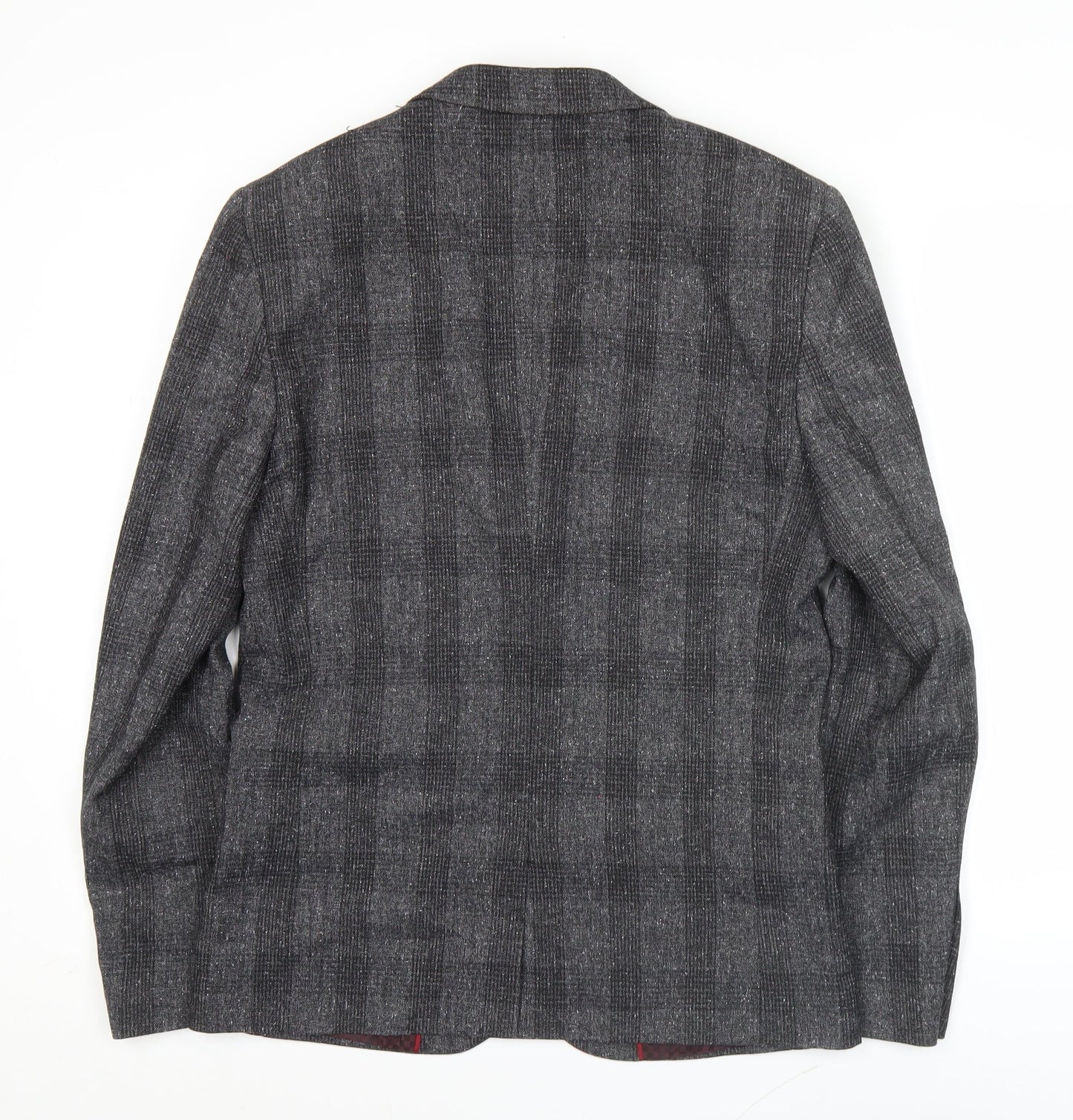 Mens UK Size 38 River Island Regular Grey Suit Jacket