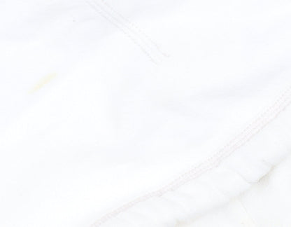 Abercrombie & Fitch Women’s Ivory Pullover Hoodie L Graphic Print