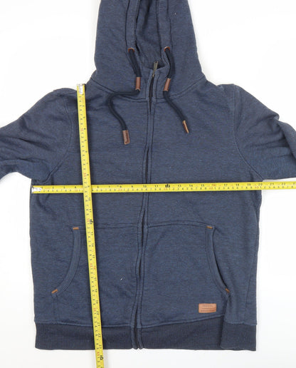 Medicine Men’s Blue Full Zip Hoodie Size S Regular Fit Cotton Blend