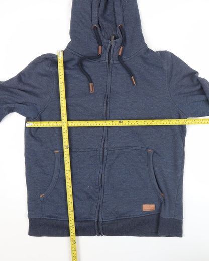 Medicine Men’s Blue Full Zip Hoodie Size S Regular Fit Cotton Blend