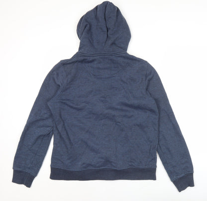 Medicine Men’s Blue Full Zip Hoodie Size S Regular Fit Cotton Blend
