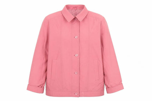 Lawrayne Womens Pink Jacket Size 16 Classic Vintage Buttoned