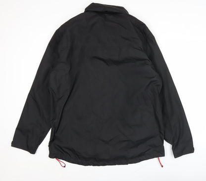 Mens UK Size M OneValley Black Basic Jacket
