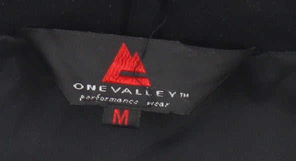 Mens UK Size M OneValley Black Basic Jacket