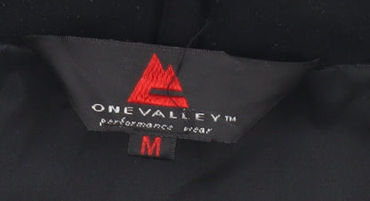 Mens UK Size M OneValley Black Basic Jacket