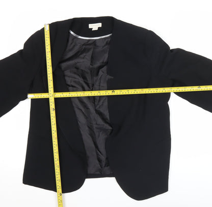 Monsoon Women’s Black Size 14 Regular Fit Lined Blazer Jacket