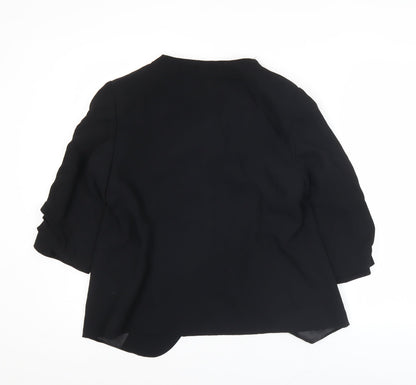 Monsoon Women’s Black Size 14 Regular Fit Lined Blazer Jacket