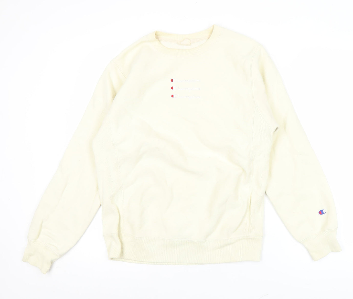 Mens UK Size M Champion Ivory Pullover Sweatshirt
