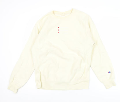 Mens UK Size M Champion Ivory Pullover Sweatshirt