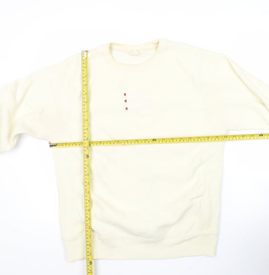 Mens UK Size M Champion Ivory Pullover Sweatshirt