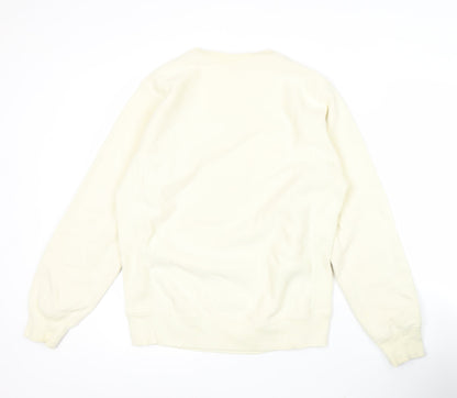 Mens UK Size M Champion Ivory Pullover Sweatshirt