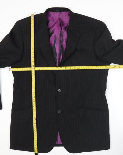 Mens UK Size 42 Skopes Regular Black Suit Jacket