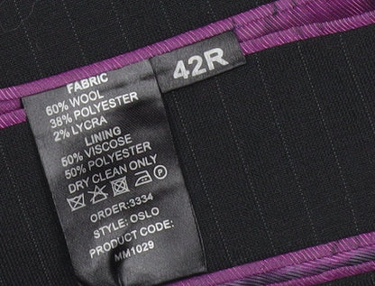 Mens UK Size 42 Skopes Regular Black Suit Jacket