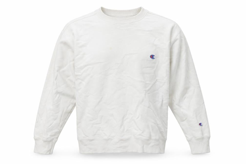 Mens UK Size XL Champion White Pullover Sweatshirt
