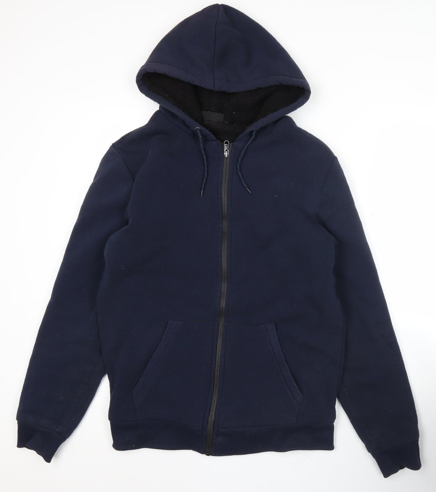 Mens UK Size M New Era Blue Full Zip Hoodie