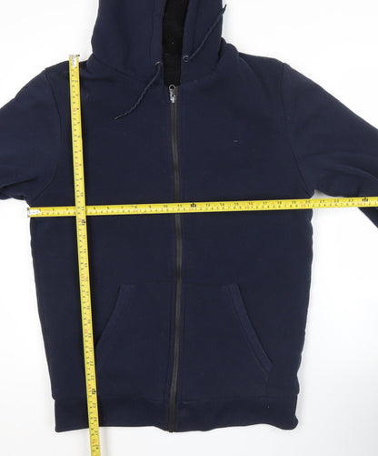 Mens UK Size M New Era Blue Full Zip Hoodie