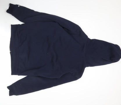Mens UK Size M New Era Blue Full Zip Hoodie
