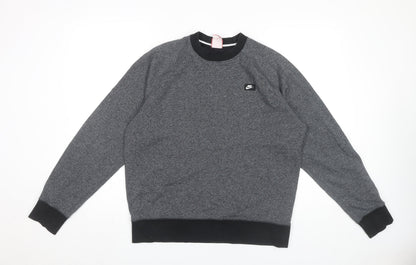 Mens UK Size M Nike Grey Pullover Sweatshirt