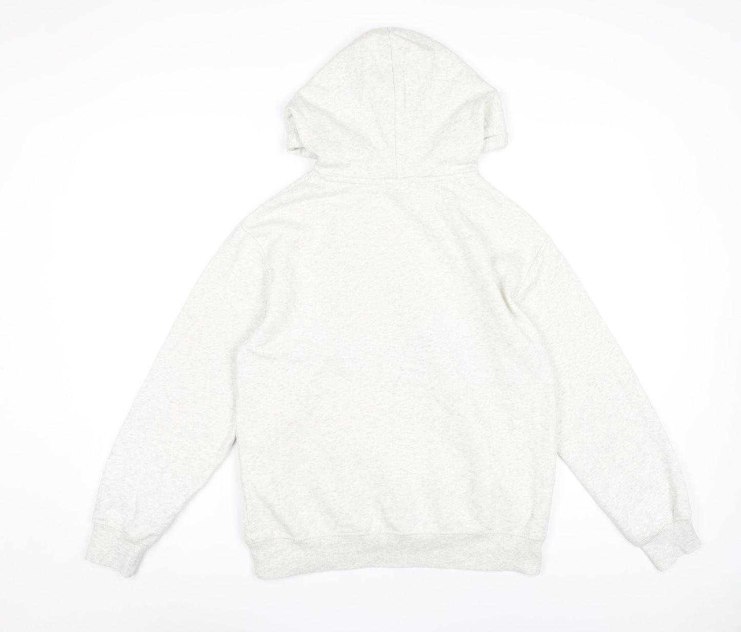 H&M Womens Grey Hoodie XS Monaco Print Pullover Sweatshirt