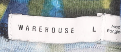 Womens UK Size L Warehouse Multicoloured Basic T-Shirt