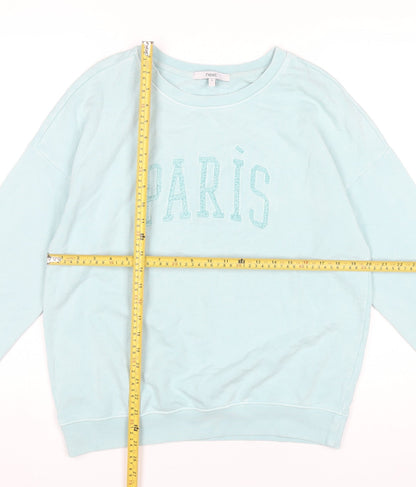 Womens UK Size S NEXT Blue Pullover Sweatshirt