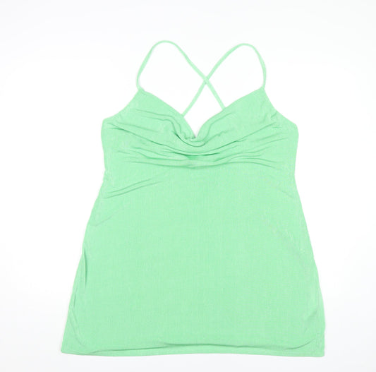 Collusion Womens Green Size 18 Slip Dress Sleeveless Short Summer