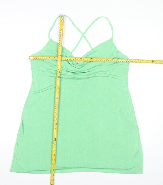 Collusion Womens Green Size 18 Slip Dress Sleeveless Short Summer